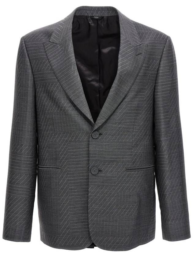 Fendi FF Shadow Blazer FJ0768APO4 F1LUY FLANNEL B0170734781