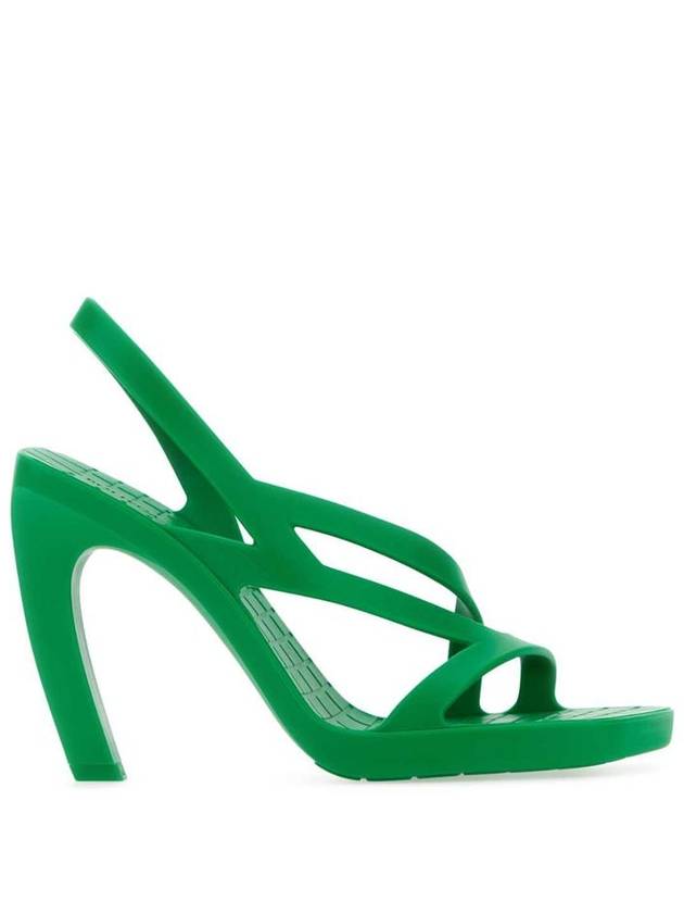 Bottega Veneta Women's Jimbo Rubber Slingback Sandal Heel Paraket