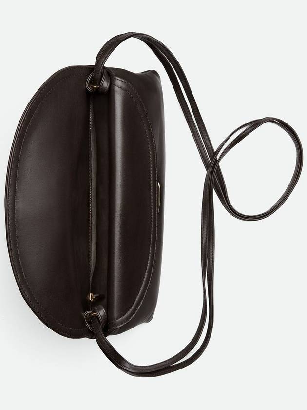 Bottega Veneta Liberta Small Leather Cross Bag Black