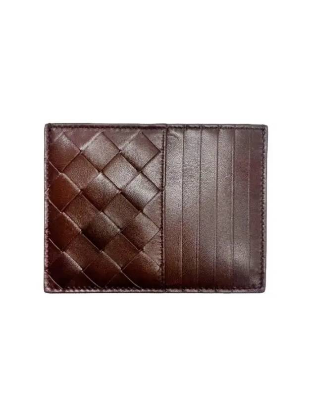 Bottega Veneta Intrecciato Card Wallet Brownie