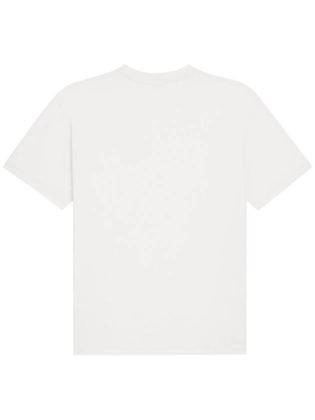 CELINE Loose Cotton Jersey Short Sleeve T-Shirt White