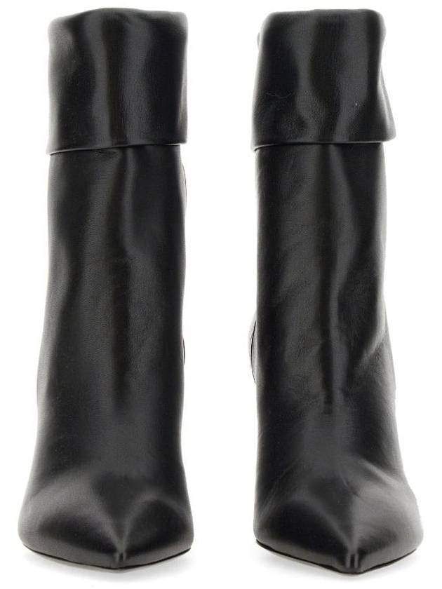 Saint Laurent Nikki Ankle Middle Boots Black