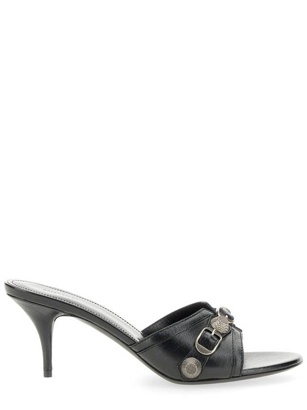 Balenciaga Cagole Sandal Heels Black