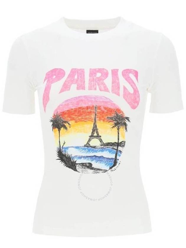 Balenciaga Paris Tropical T-shirt 768075 TPVM29601 B0010988925