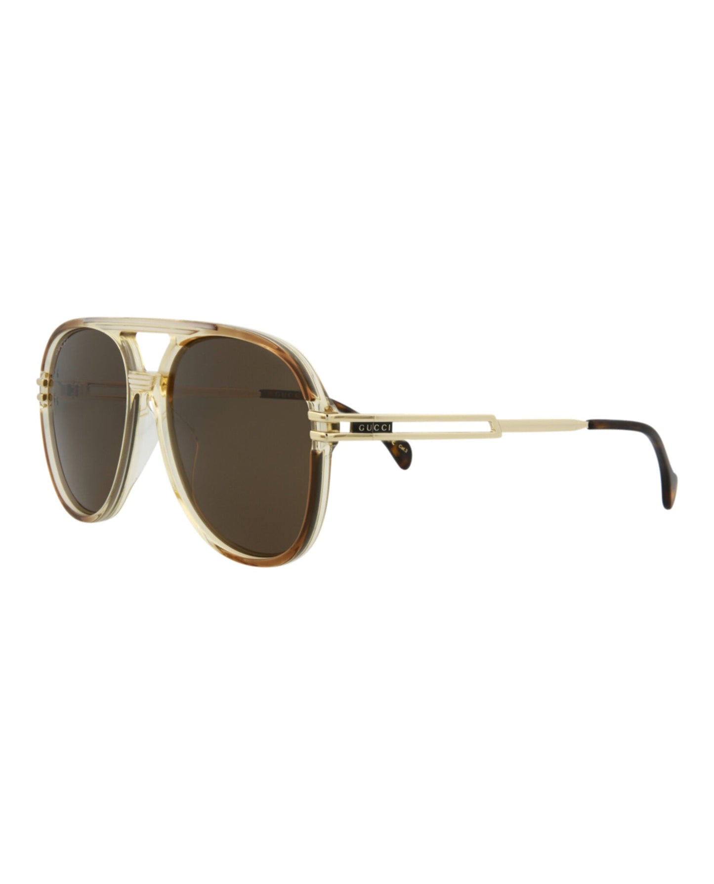Aviator-Style Acetate Sunglasses