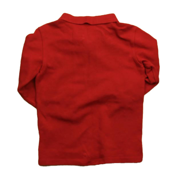 Burberry Boys Red Rugby Shirt