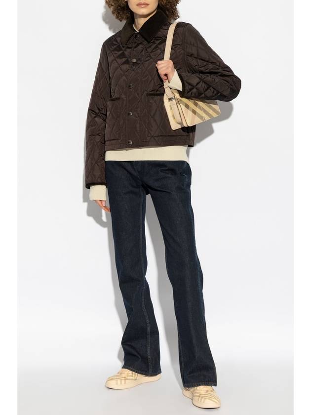 Burberry Burberry Quilted Jacket, Women's, Brown