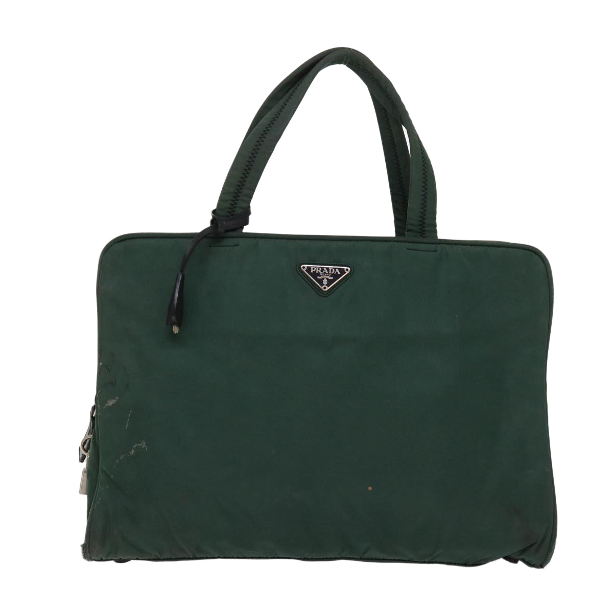 PRADA Pouch Shoulder Bag Nylon 3Set Green Black 61143
