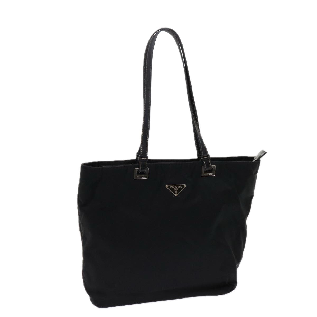 PRADA Tote Bag Nylon Black 61173