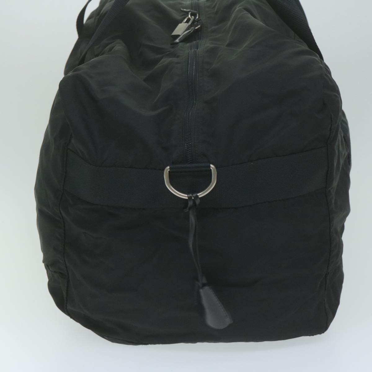 PRADA Boston Bag Nylon Black 61194