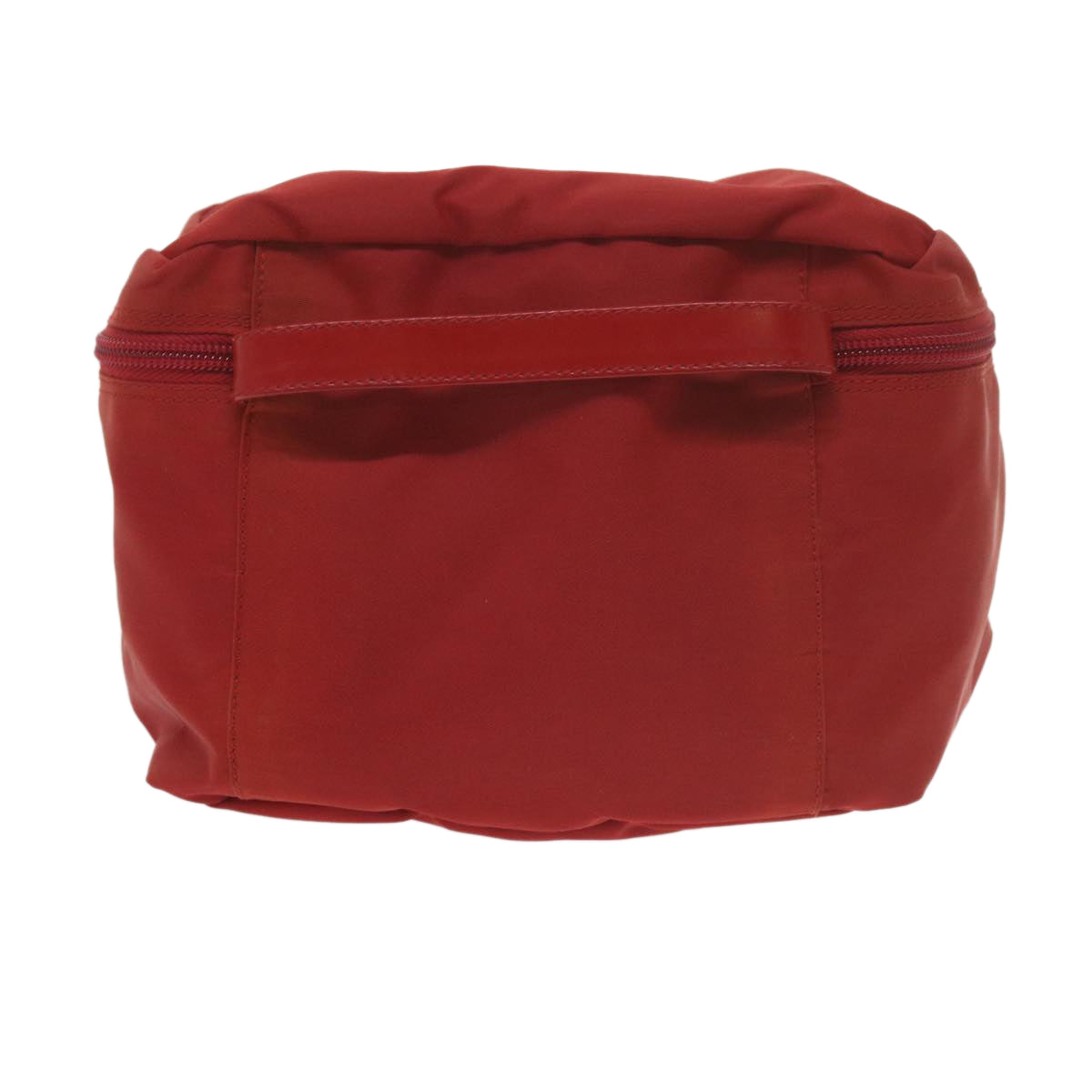 PRADA Vanity Pouch Nylon Red 61242