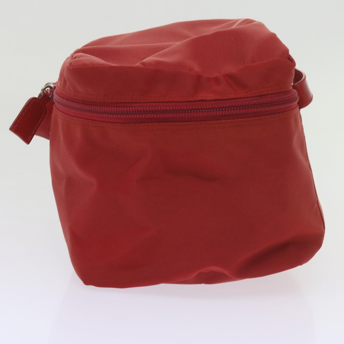 PRADA Vanity Pouch Nylon Red 61242