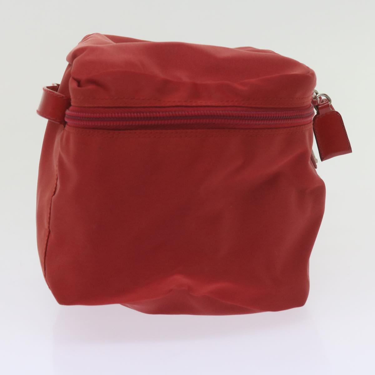 PRADA Vanity Pouch Nylon Red 61242