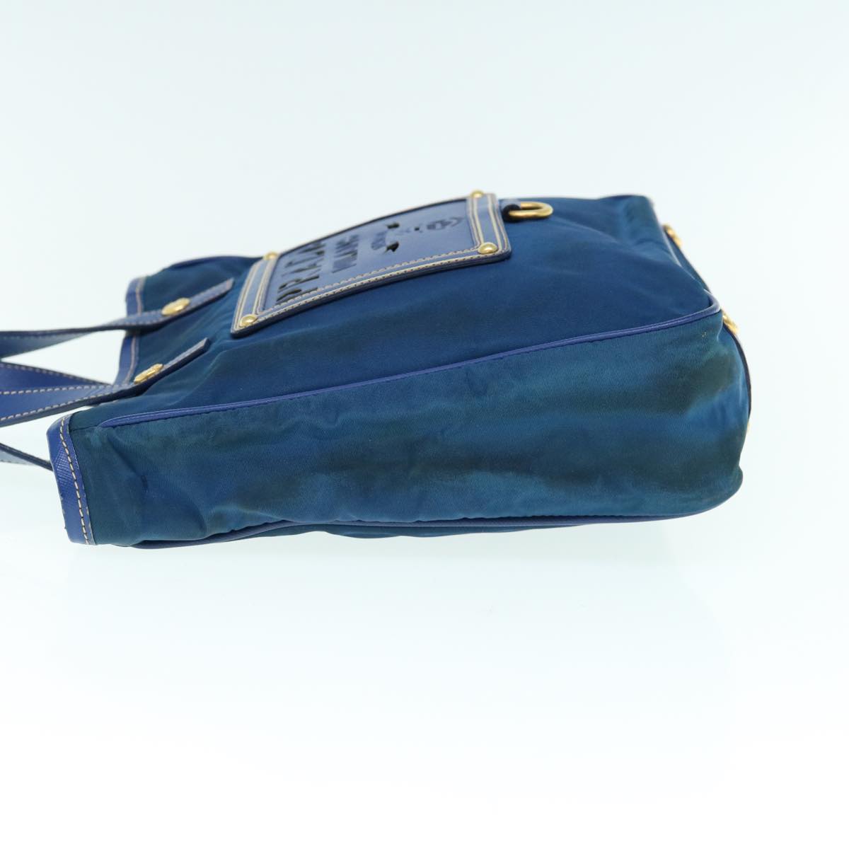 PRADA Hand Bag Nylon 2way Blue 61403
