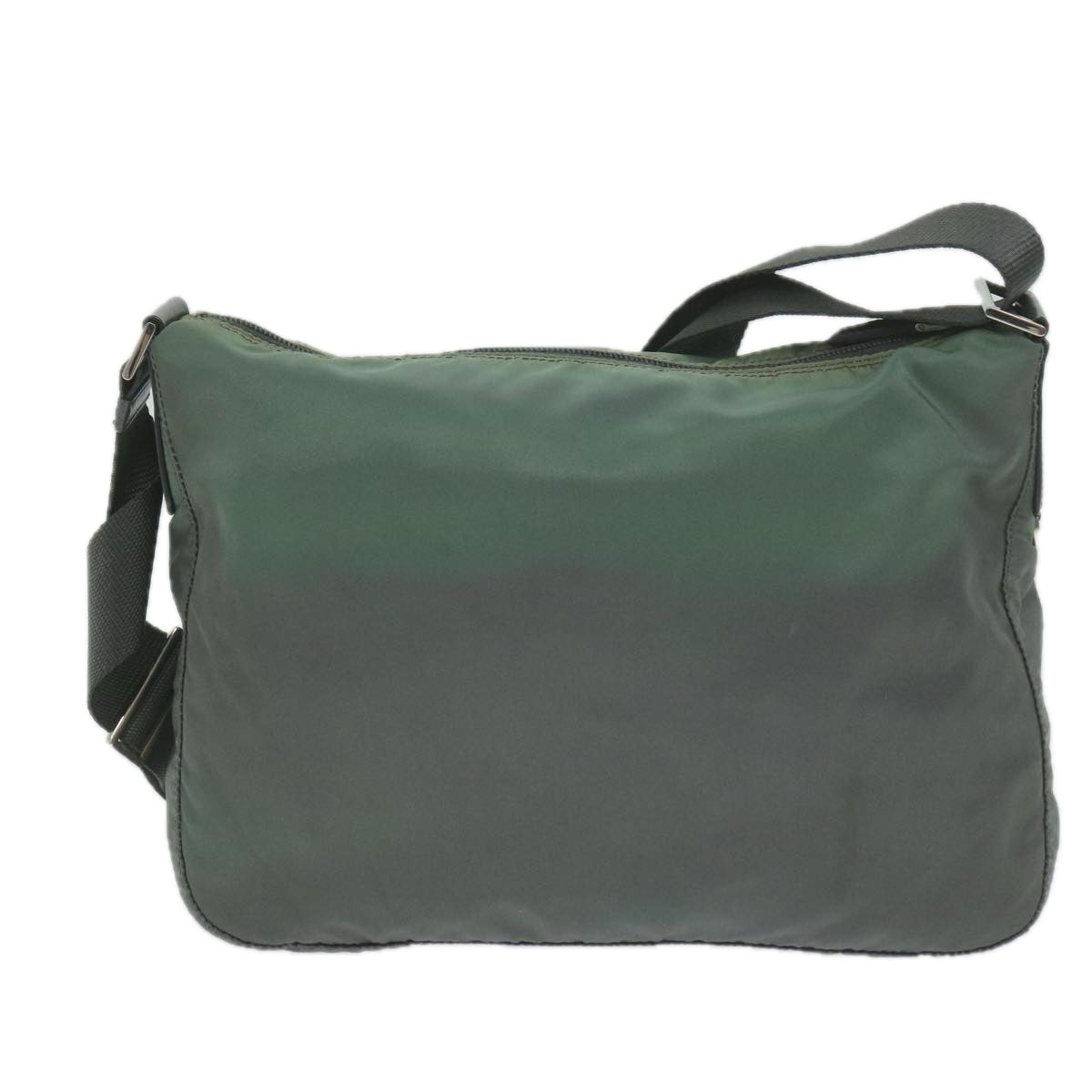 PRADA Shoulder Bag Nylon Khaki 61409