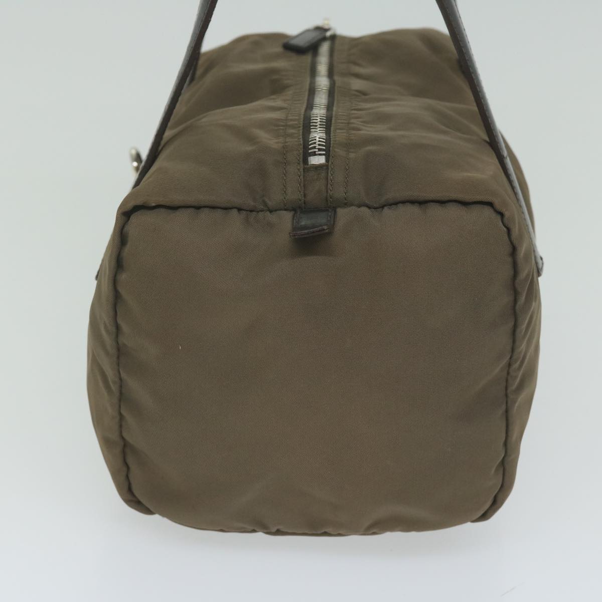 PRADA Hand Bag Nylon Brown 61410