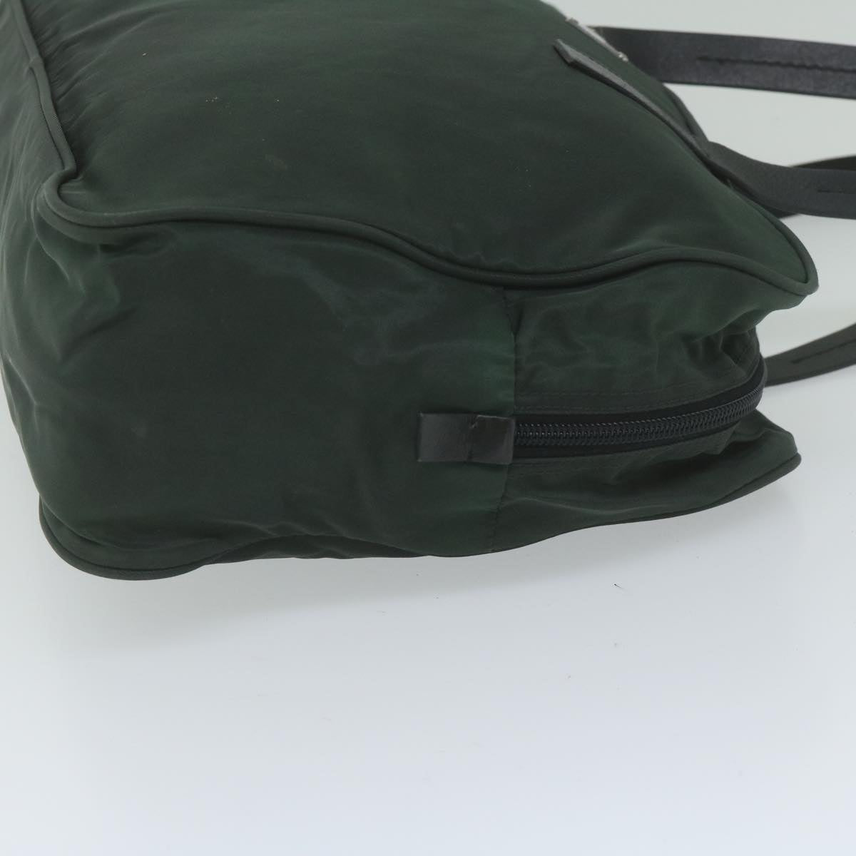PRADA Hand Bag Nylon Green 61627