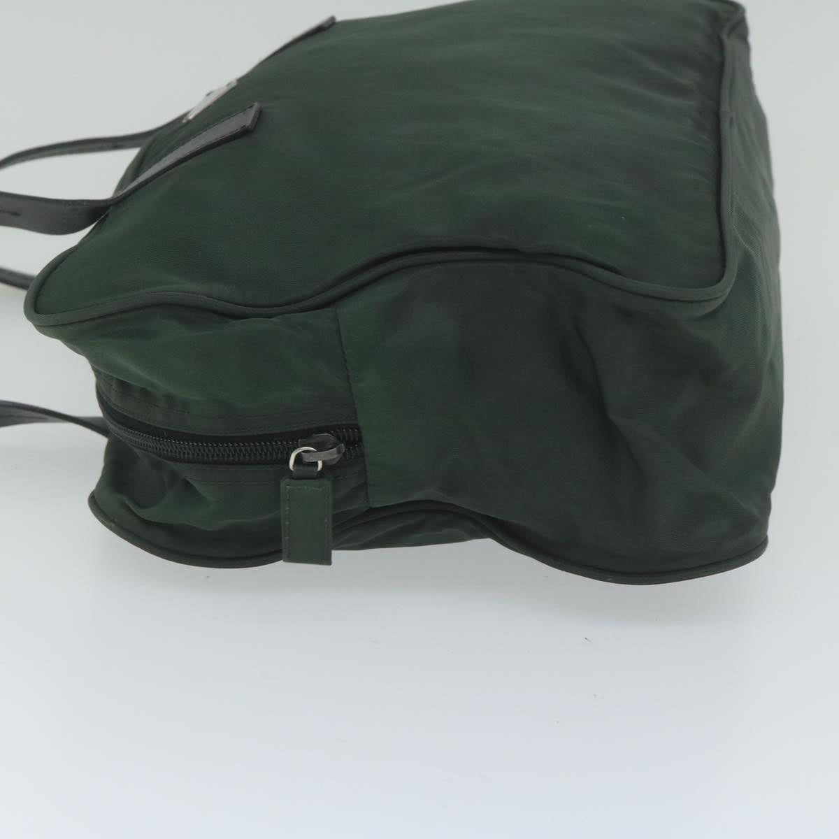 PRADA Hand Bag Nylon Green 61627