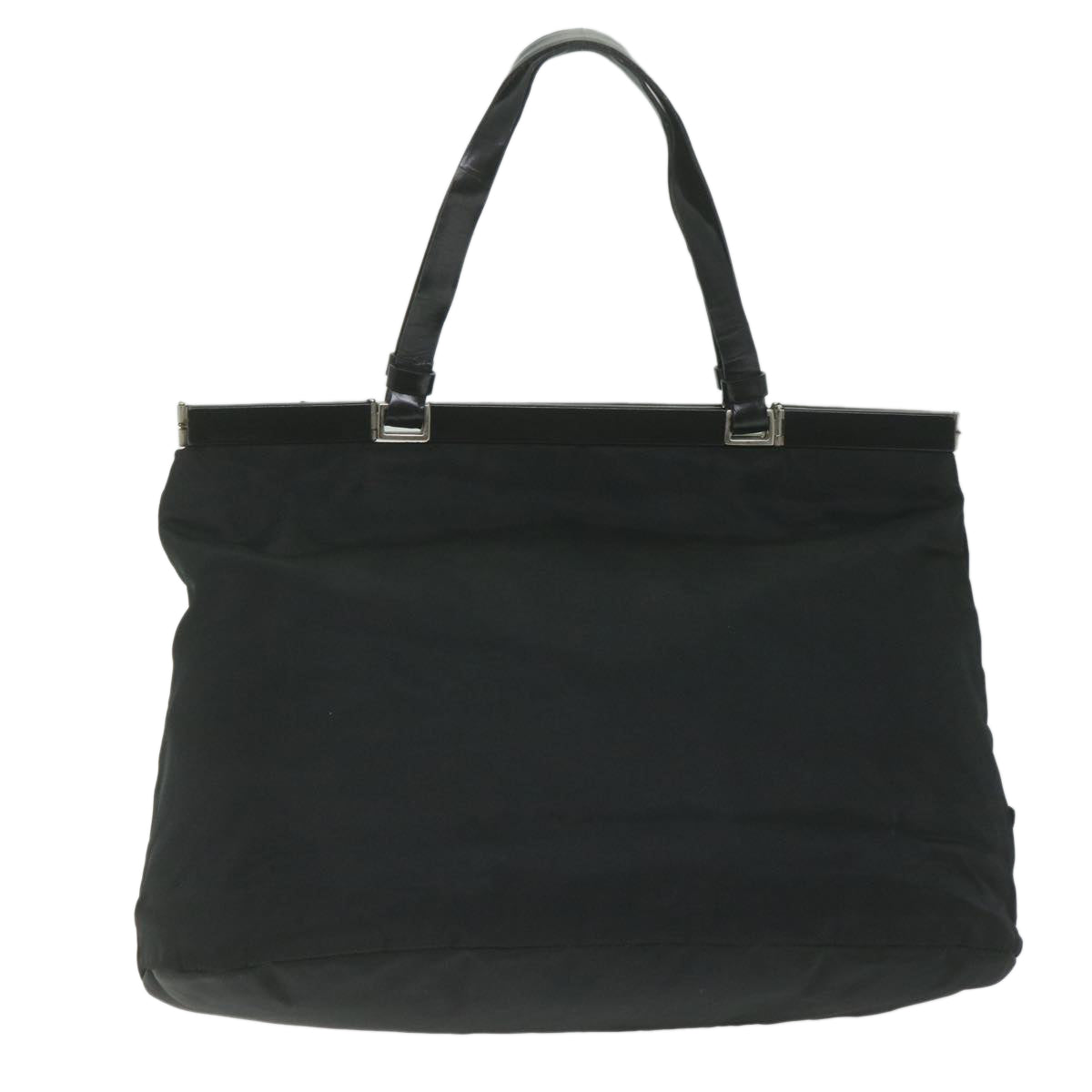 PRADA Hand Bag Nylon Black 61632