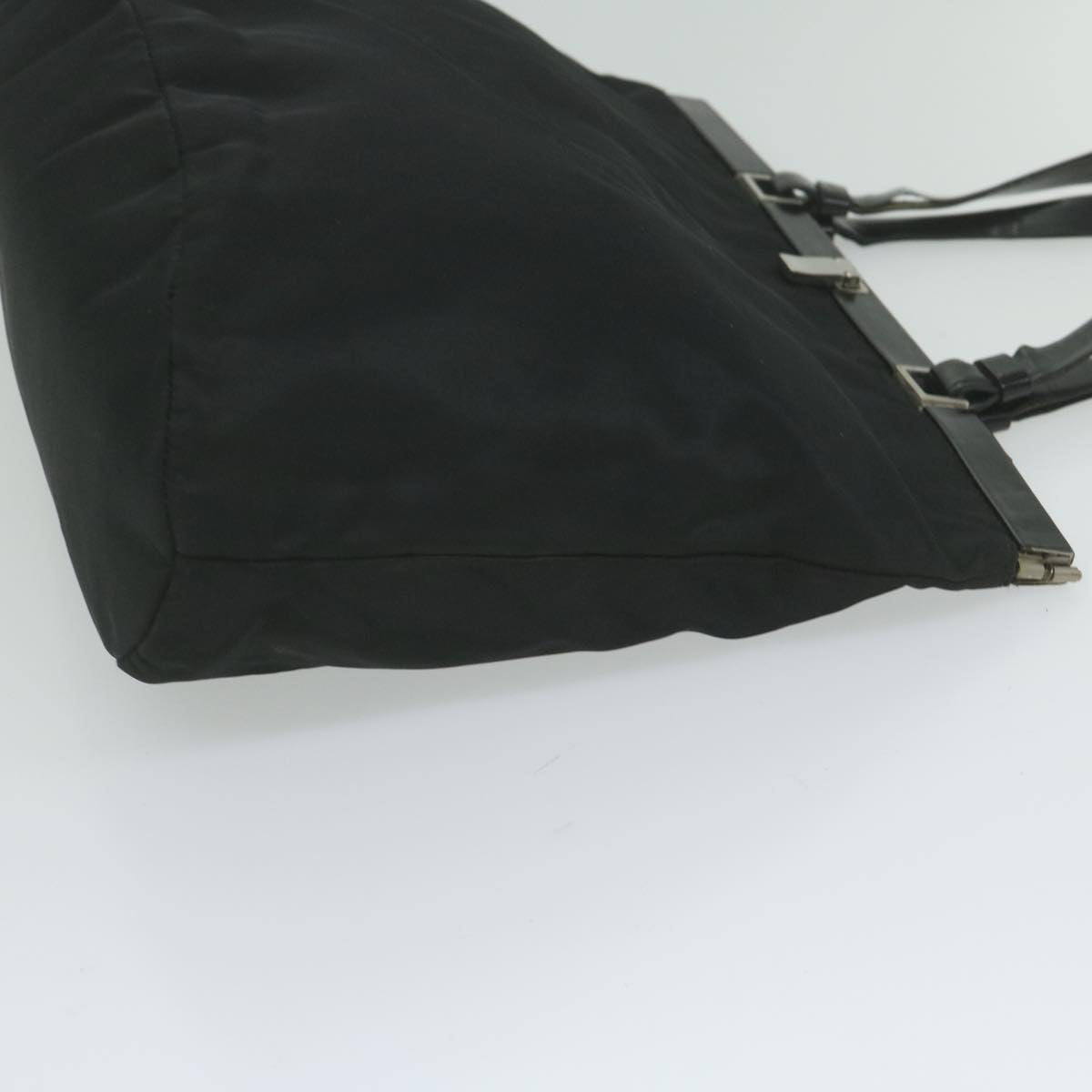 PRADA Hand Bag Nylon Black 61632