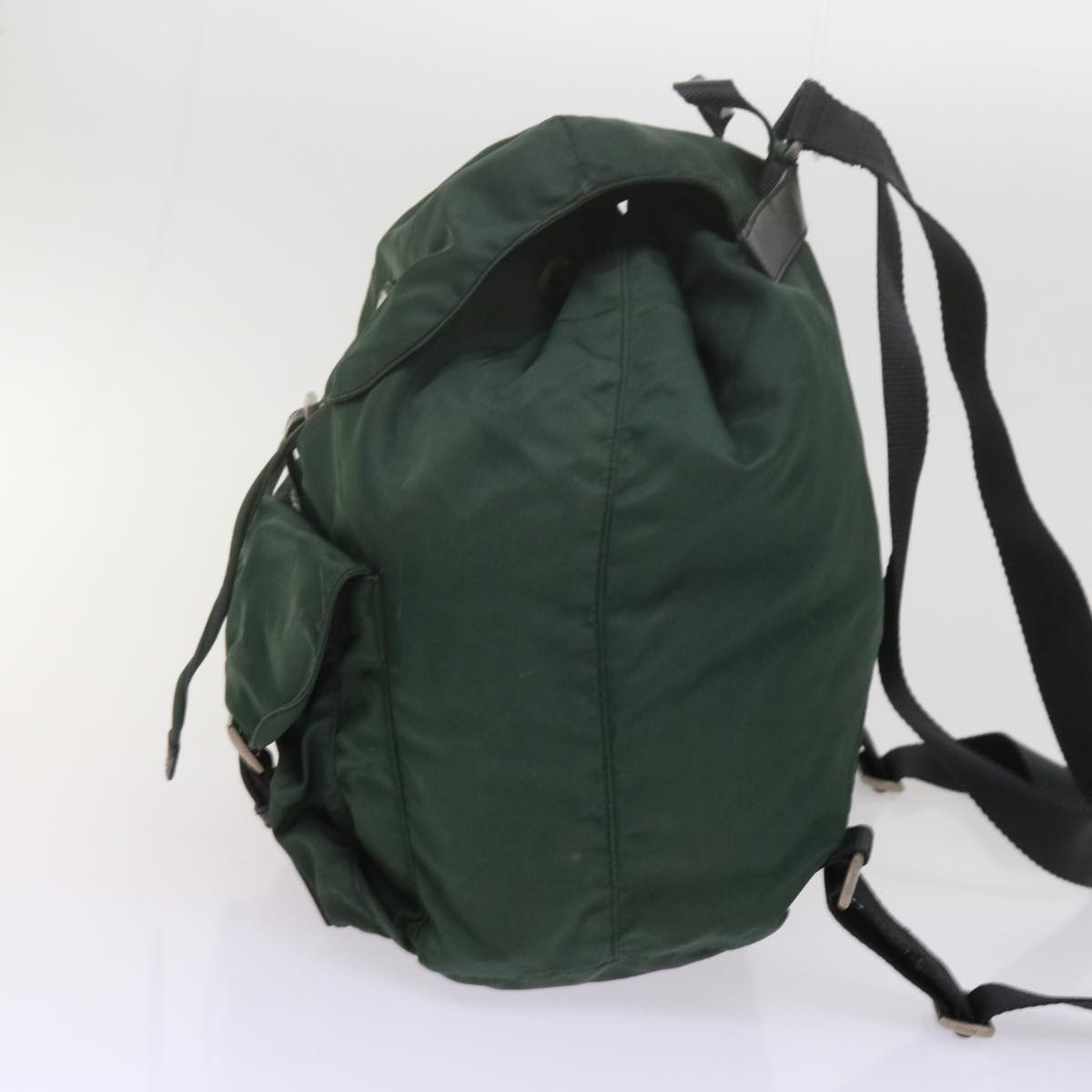 PRADA Backpack Nylon Green 61636