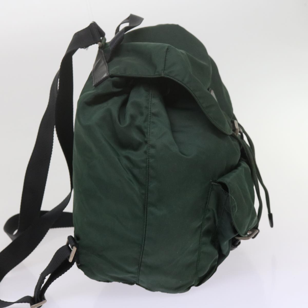 PRADA Backpack Nylon Green 61636