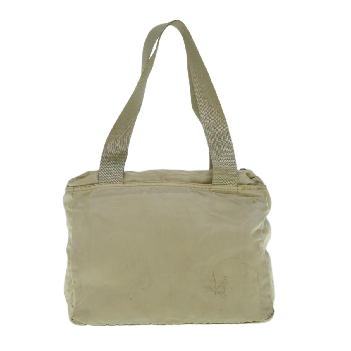 PRADA Tote Bag Nylon Cream 61638
