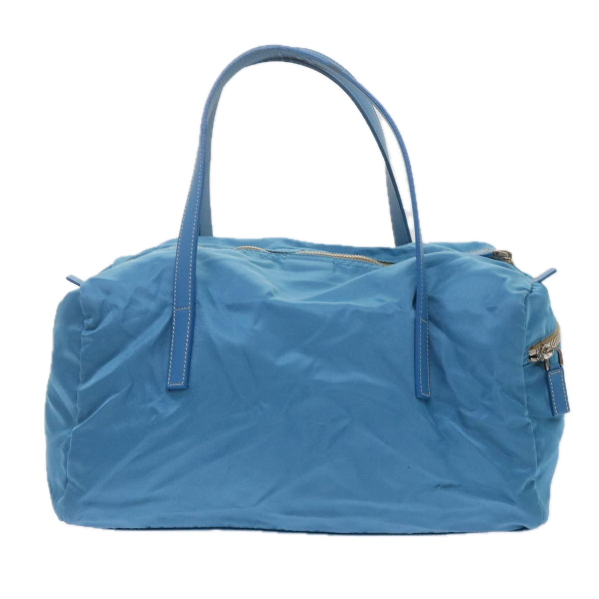 PRADA Hand Bag Nylon Blue 61706