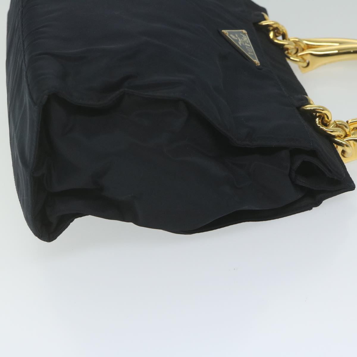 PRADA Hand Bag Nylon Navy 61835