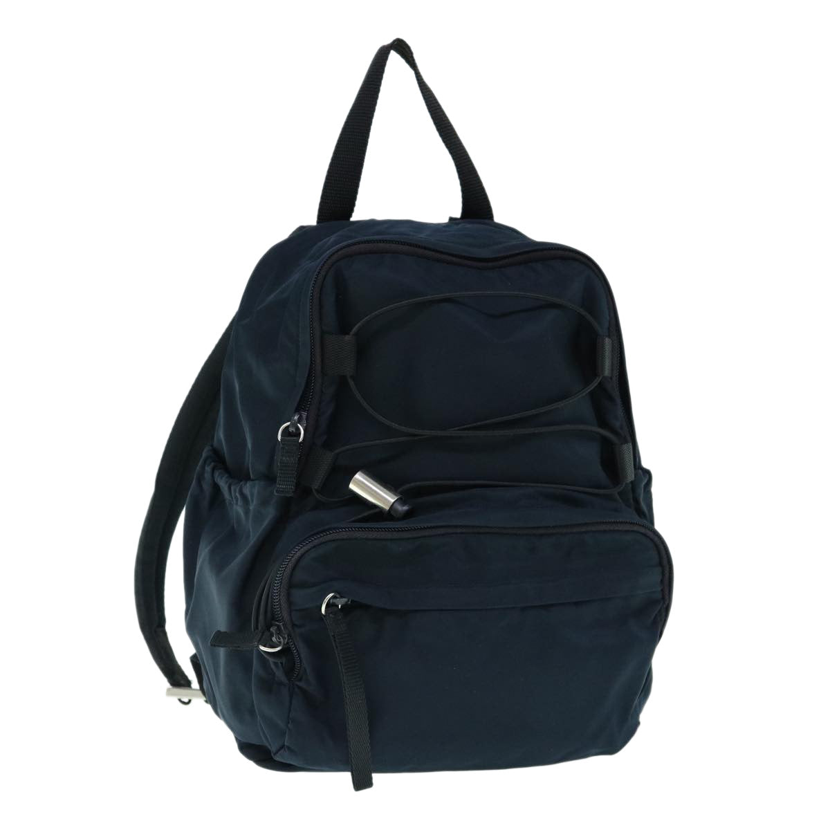 PRADA Backpack Nylon Navy 61882