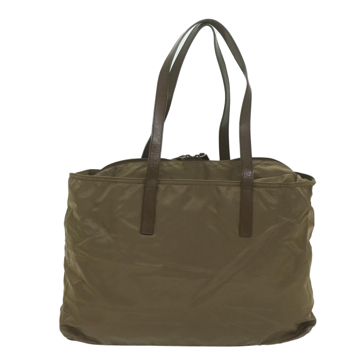 PRADA Tote Bag Nylon Brown 61961
