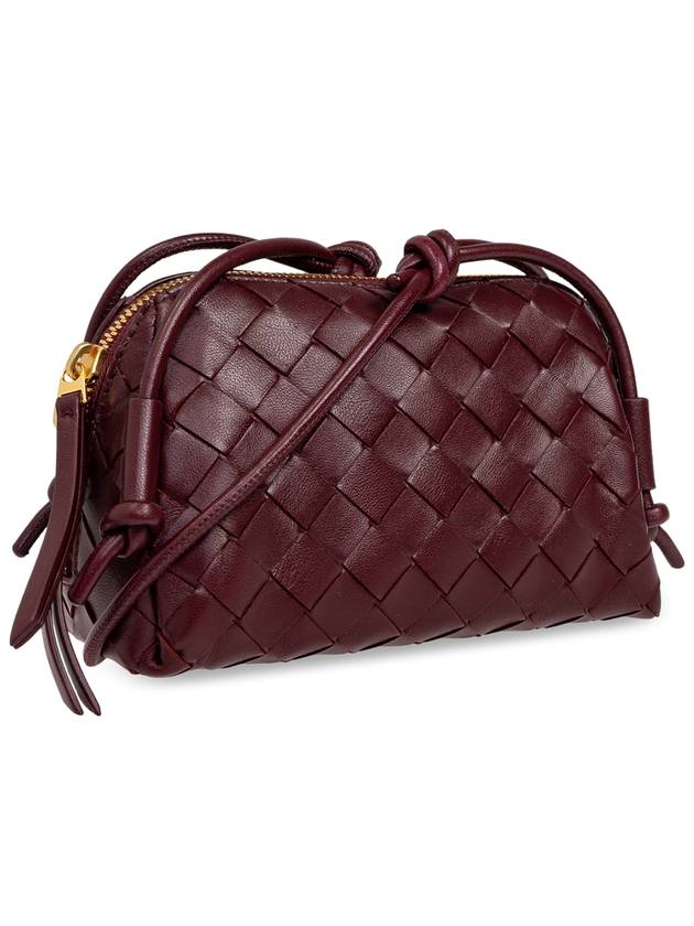 Bottega Veneta Bottega Veneta Leather Shoulder Bag, Women's, Burgundy