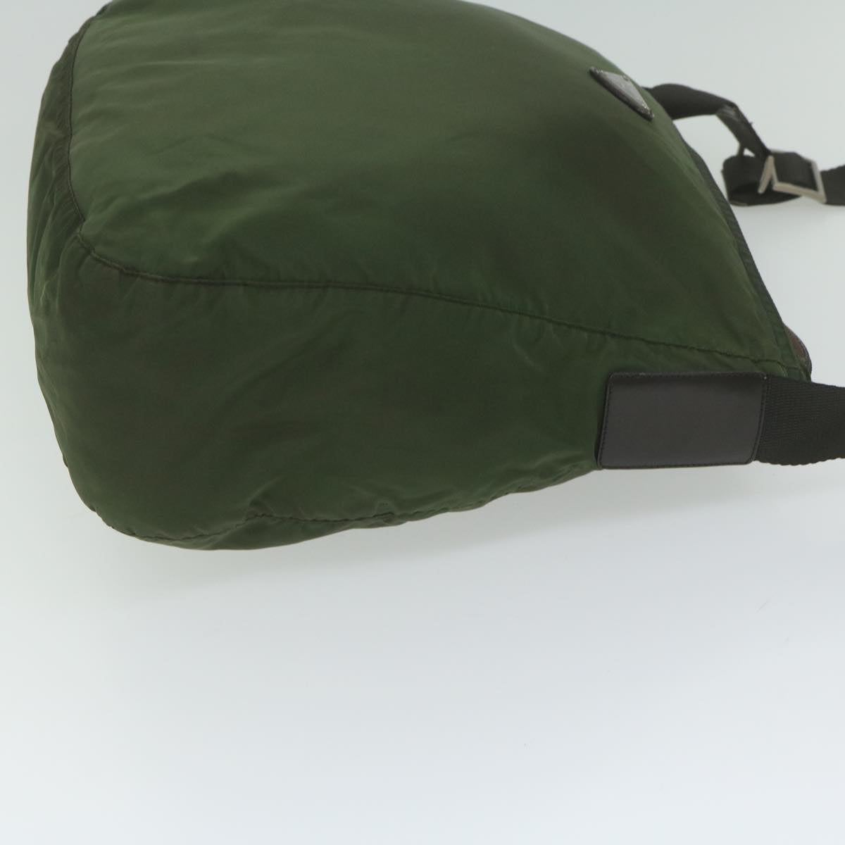 PRADA Shoulder Bag Nylon Khaki 62076