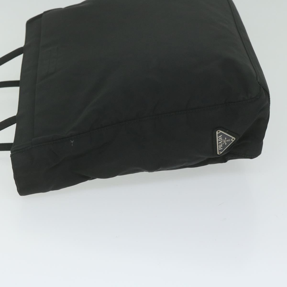 PRADA Hand Bag Nylon Black 62077