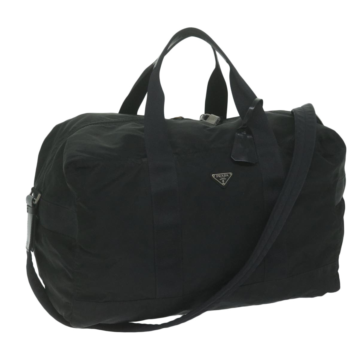 PRADA Boston Bag Nylon 2way Black 62116