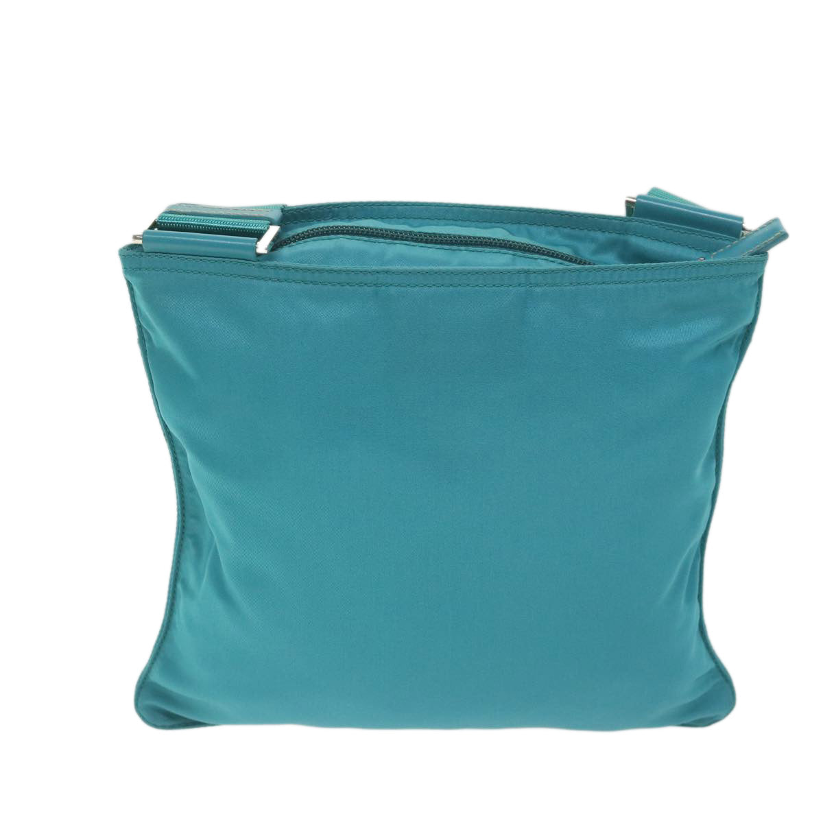 PRADA Shoulder Bag Nylon Turquoise Blue 62238