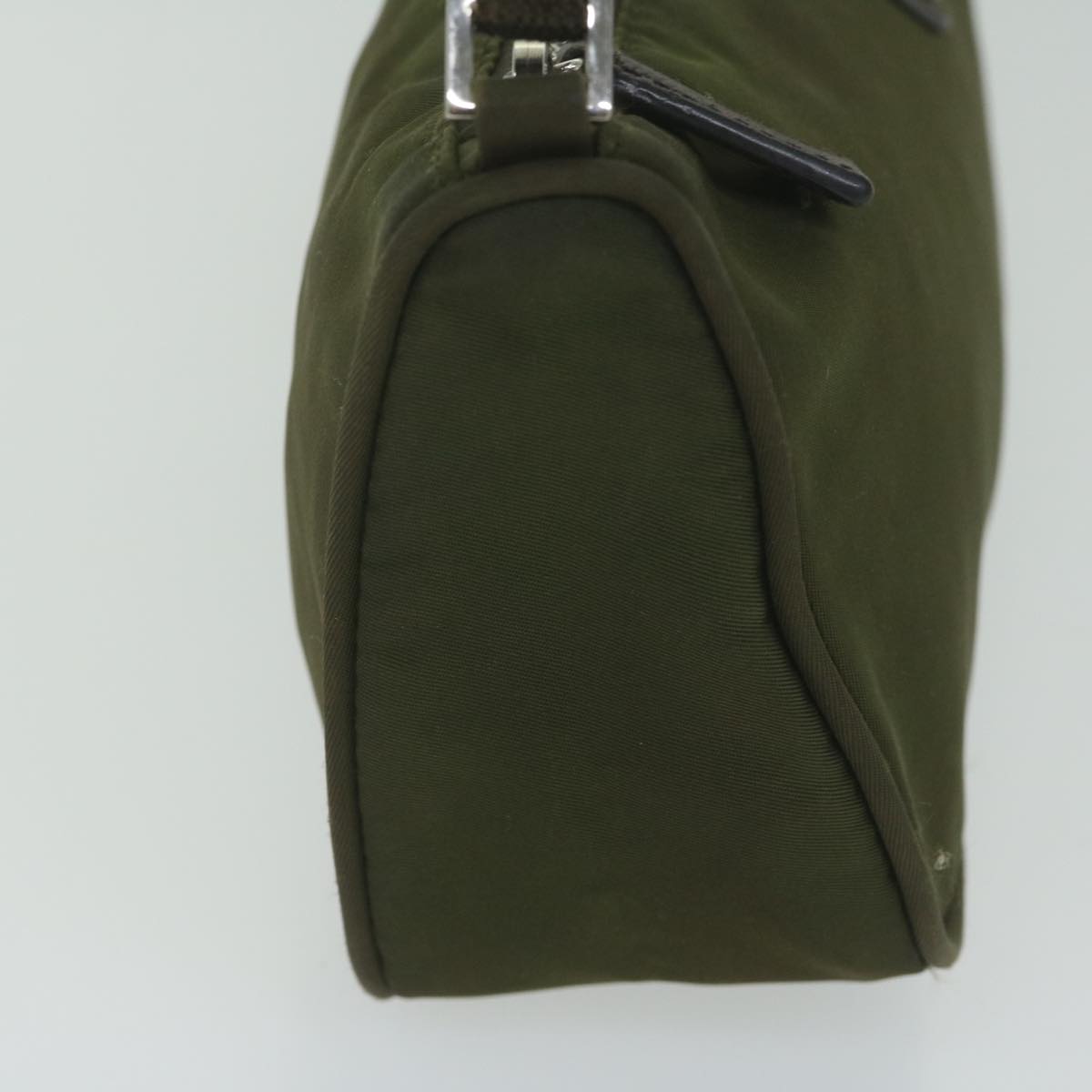 PRADA Accessory Pouch Nylon Khaki 62267