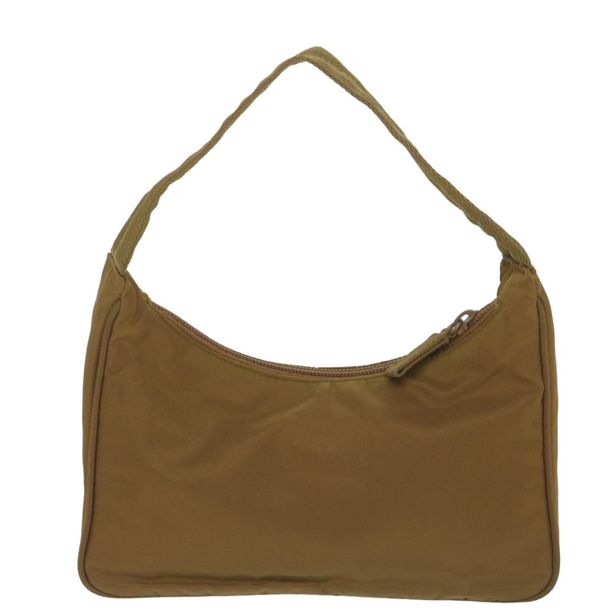 PRADA Hand Bag Nylon Brown 62273
