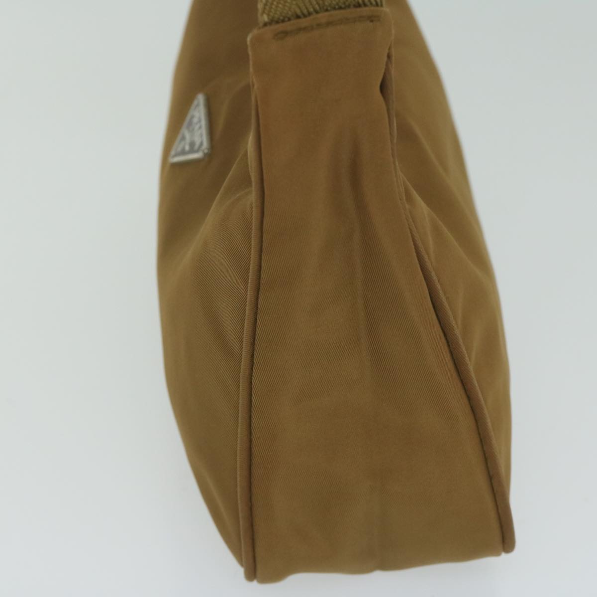PRADA Hand Bag Nylon Brown 62273