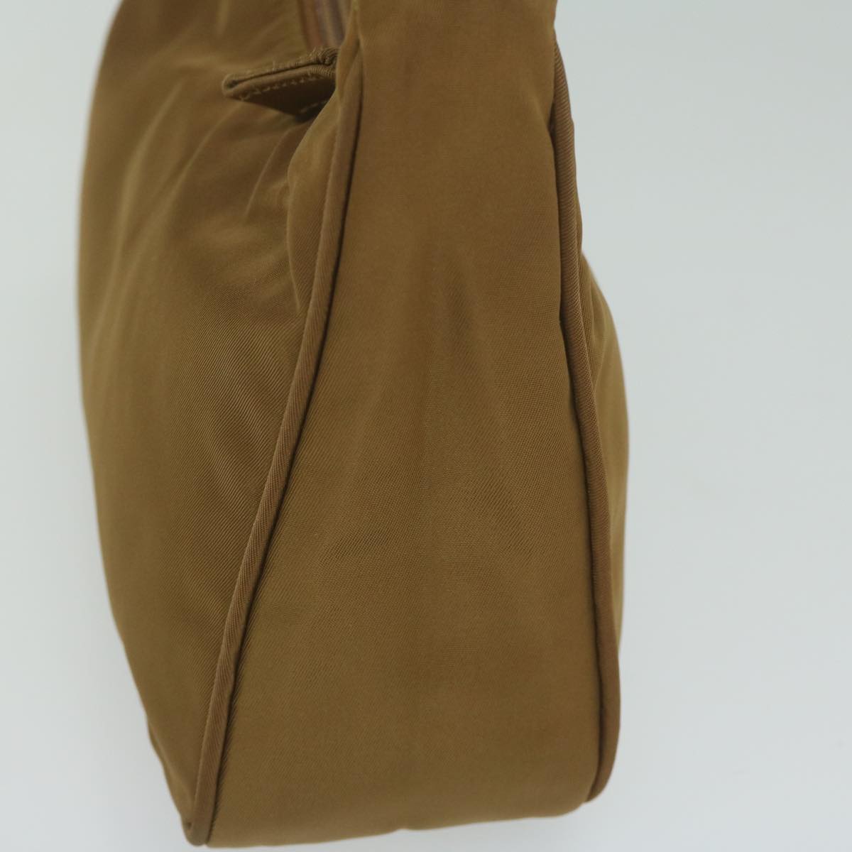 PRADA Hand Bag Nylon Brown 62273