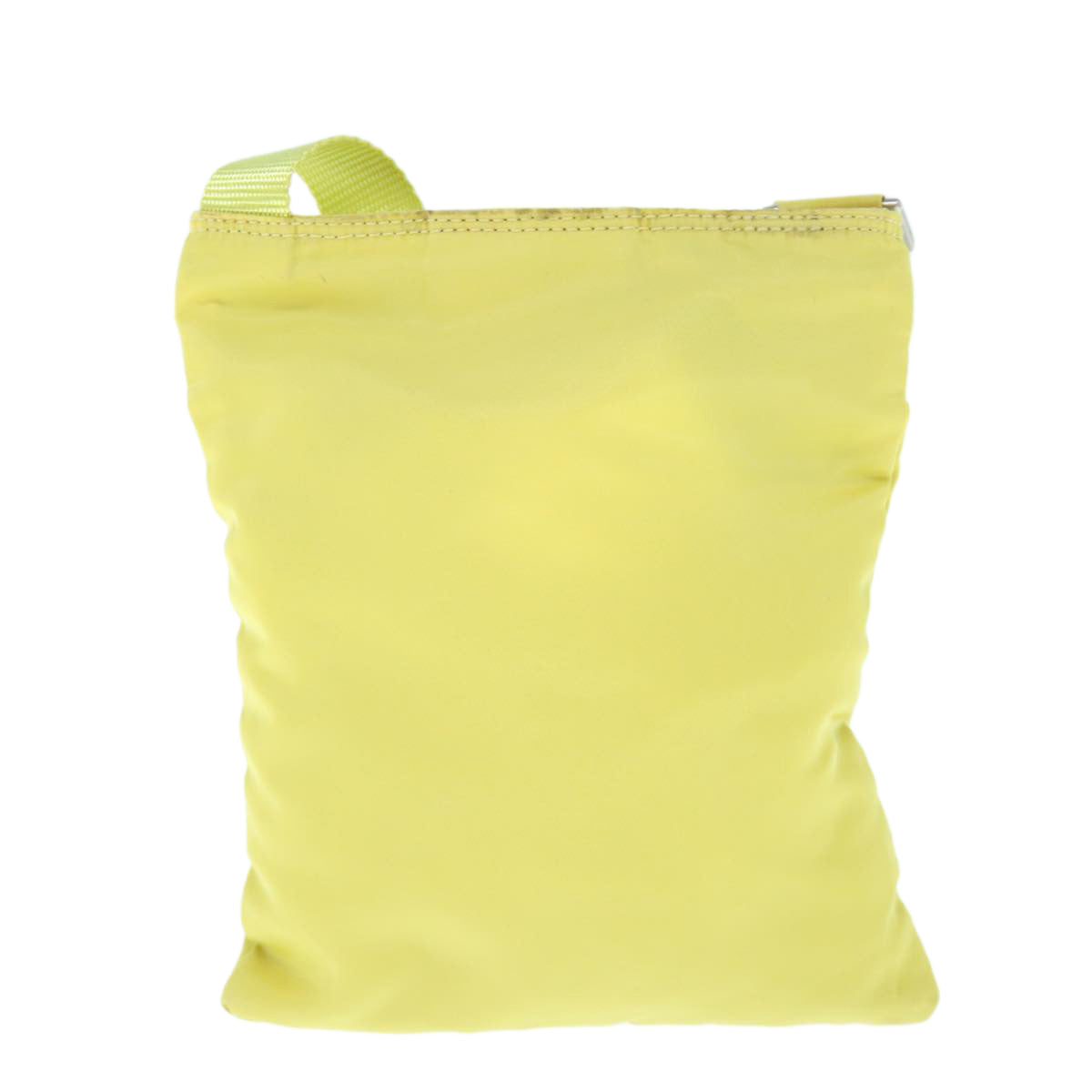 PRADA Shoulder Bag Nylon Yellow 62287