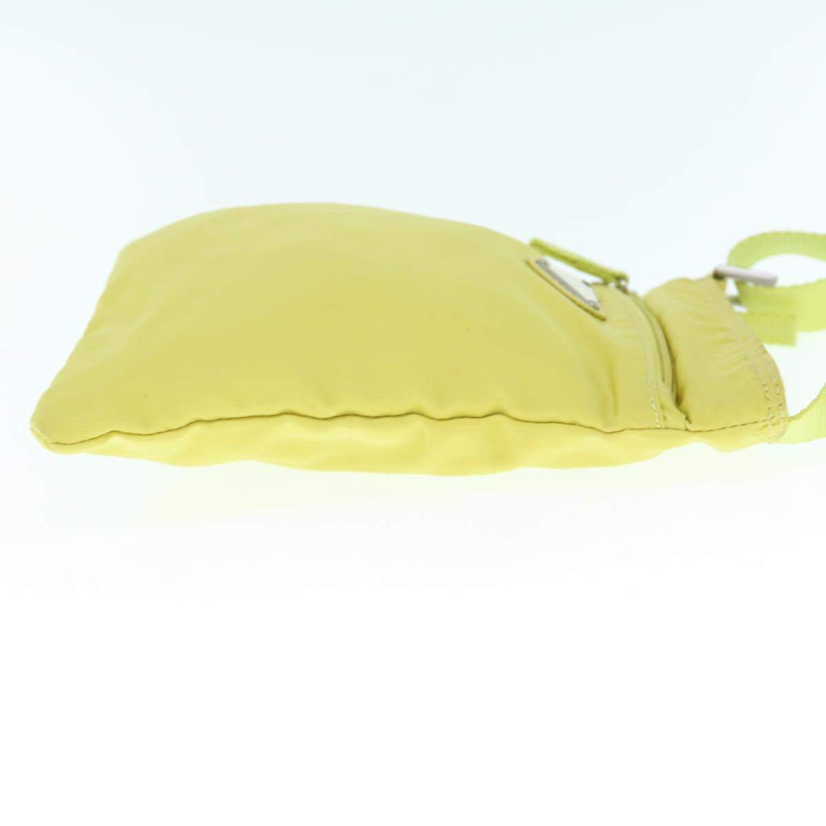 PRADA Shoulder Bag Nylon Yellow 62287