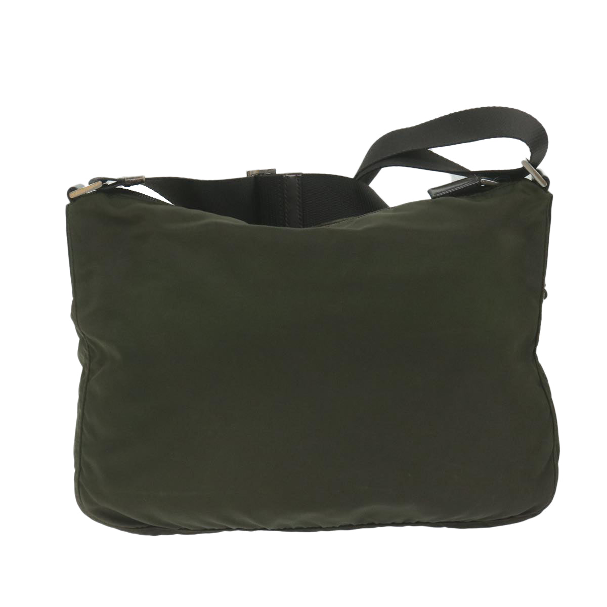PRADA Shoulder Bag Nylon Khaki 62330