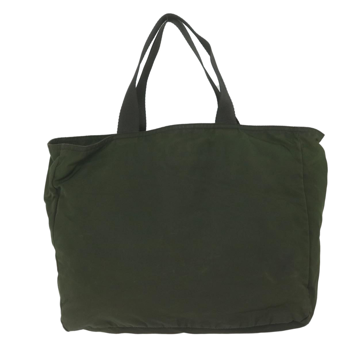 PRADA Tote Bag Nylon Khaki 62356