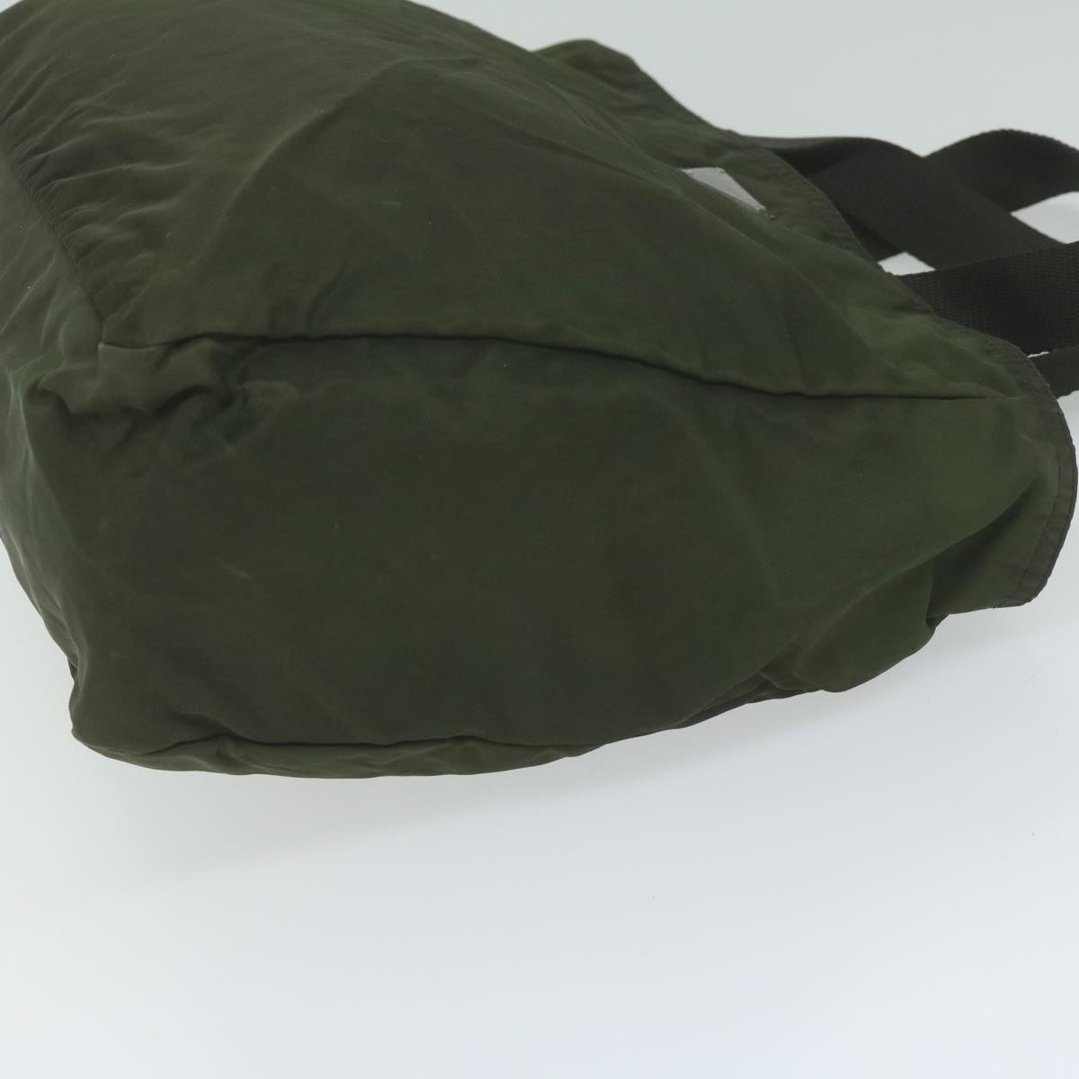 PRADA Tote Bag Nylon Khaki 62356