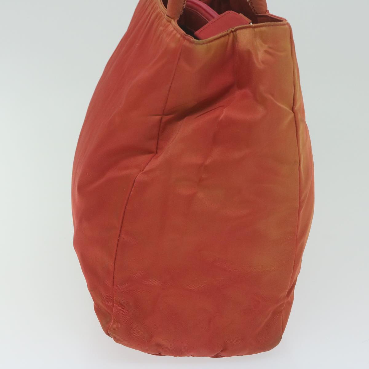 PRADA Hand Bag Nylon Red 62359