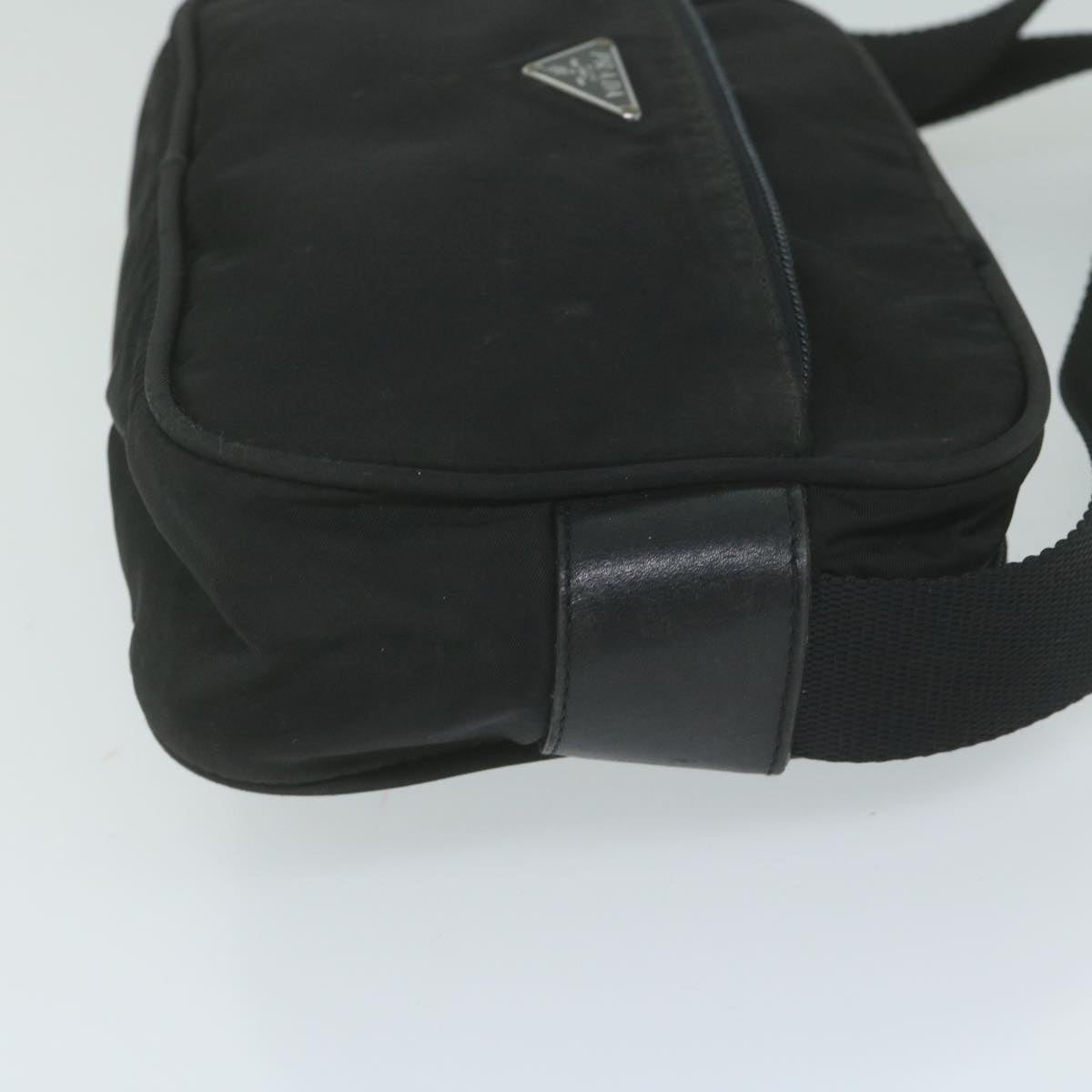 PRADA Shoulder Bag Nylon Black 62392