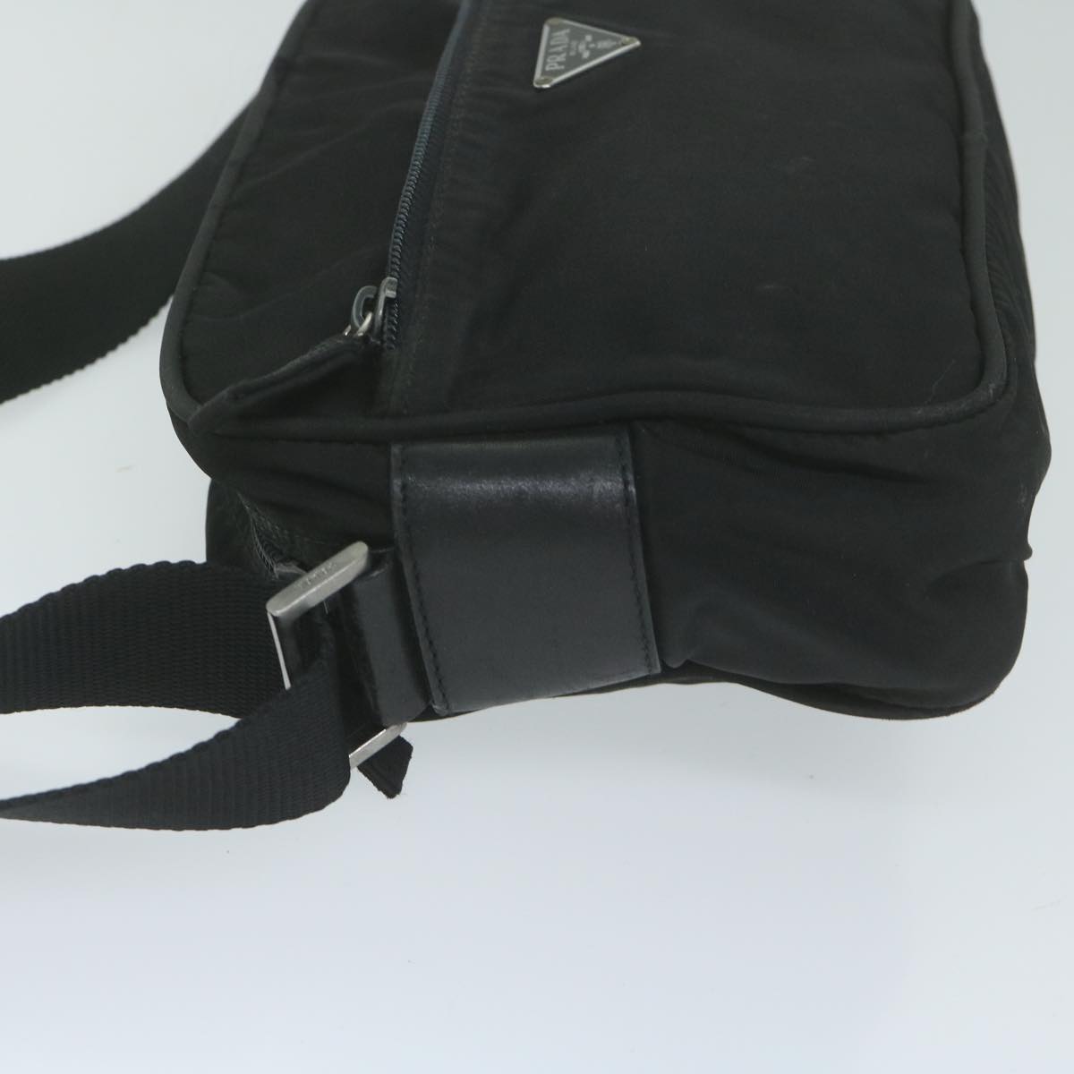 PRADA Shoulder Bag Nylon Black 62392