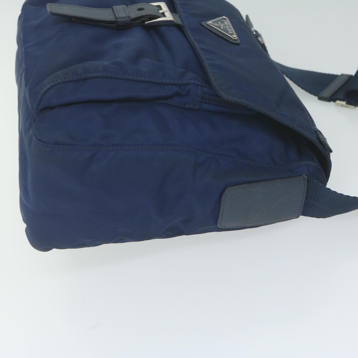 PRADA Shoulder Bag Nylon Blue 62500
