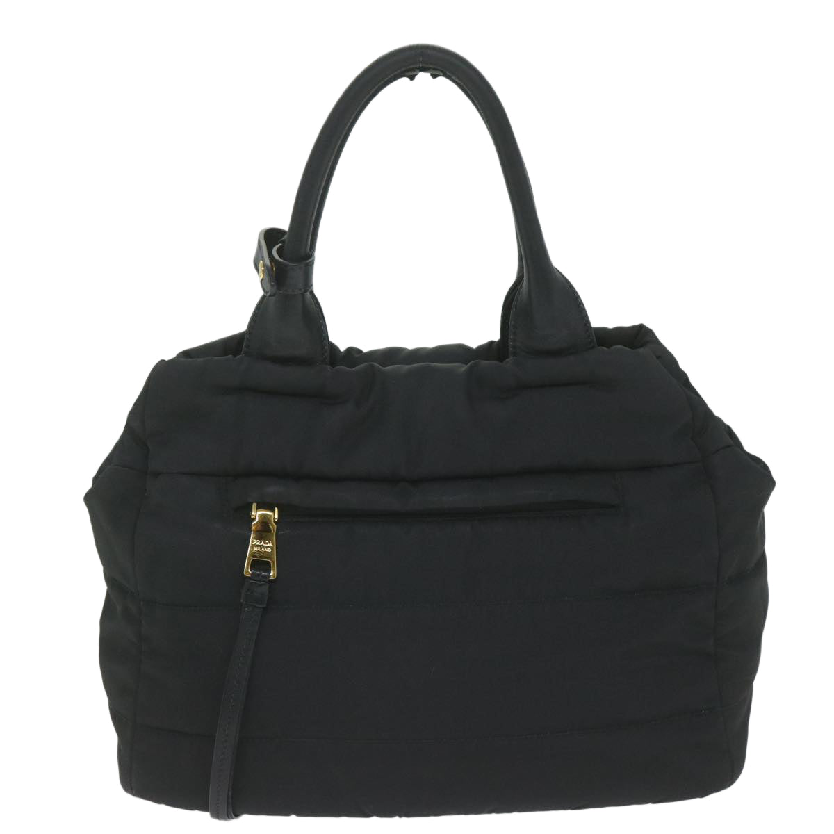 PRADA Hand Bag Nylon 2way Black 62501